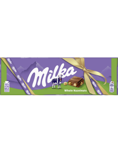Milka piimašokolaad tervete pähklitega 250g