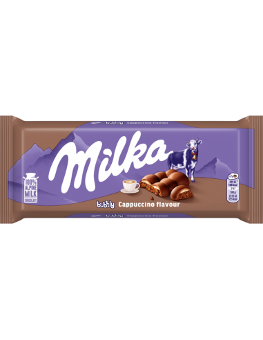 Milka piimašokolaad Bubbly cappuccino 97g