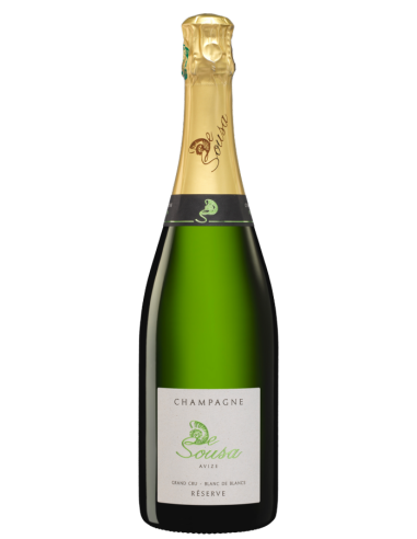 KAST 6 tk! Champagne De Sousa Extra Brut Reserve BdB 75cl 12,5%