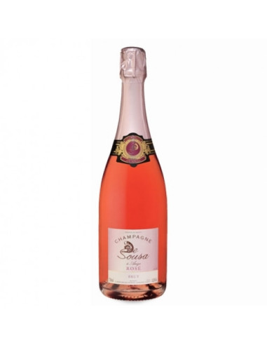 KAST 6 tk! Champagne De Sousa Brut Rose 75cl 12,5%