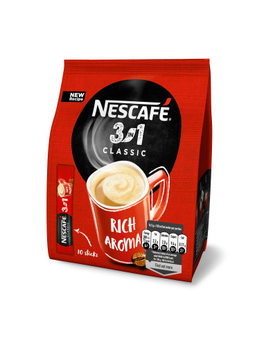 NESCAFÉ® CLASSIC 3in1 lahustuv kohvijook, 10x16,5g