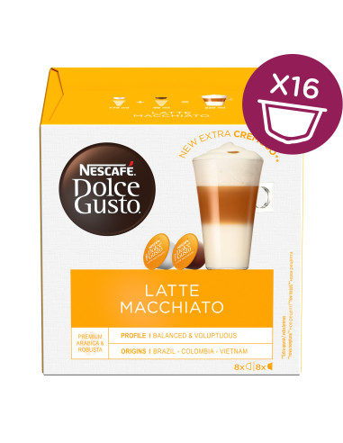 NESCAFÉ® Dolce Gusto kohvikaplsid “Latte Macchiato” 8+8 tk