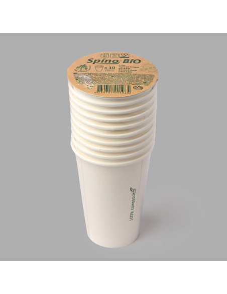 KAST 20 tk! Spino BIO joogitops valge 250 ml 10tk