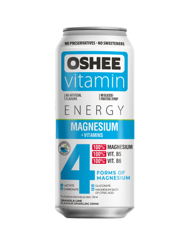KAST 24 tk! OSHEE Vitamiinijook Magneesium+B5+B6 500 ml
