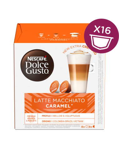 NESCAFÉ® Dolce Gusto kohvikaplsid “Caramel Latte Macchiato”8+8 tk