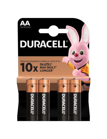 KAST 20 tk! Duracell patarei AA/MN1500 4 tk
