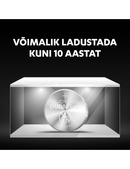 KAST 10 tk! Duracell patarei DL 2025 3V liitium 2 tk