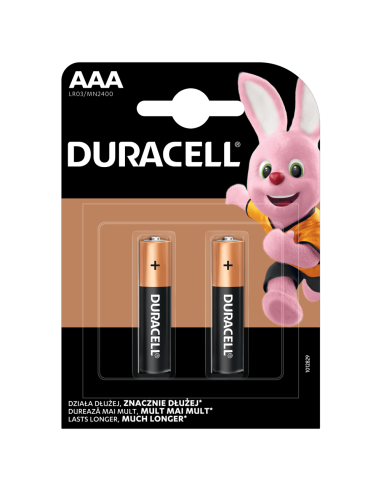 Duracell patarei AAA/MN2400 2 tk