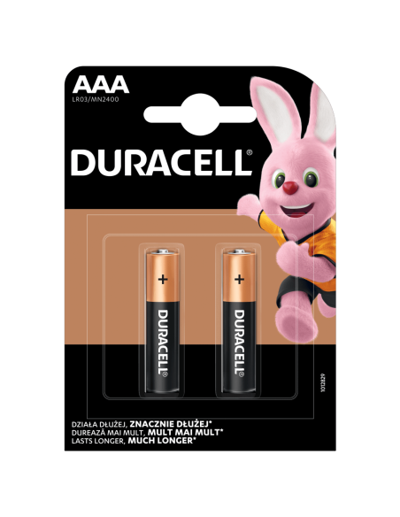 Duracell patarei AAA/MN2400 2 tk