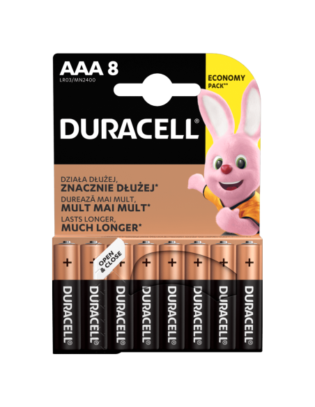 KAST 10 tk! Duracell patarei AAA/MN2400 8 tk