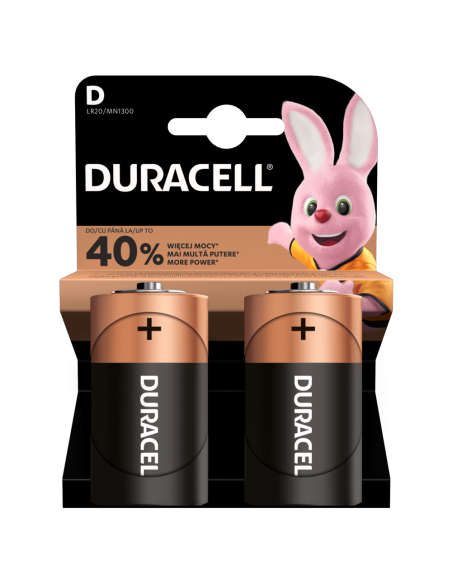 Duracell patarei D/MN1300 2 tk