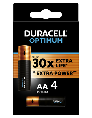 Duracell Optimum AA 4tk.