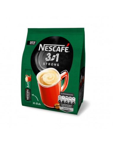 NESCAFÉ® 3in1 Strong lahustuv kohvijook, 10x17g