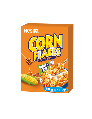 NESTLÉ Corn Flakes mee/pähkli, gluteenivaba 350 g