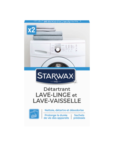 Starwax nõude- ja pesumasinate puhastusvahend 2x75 g