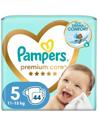KAST 2 tk! Pampers Premium Care Mähkmed, Suurus 5 (Junior), 11–16 Kg, 44 Mähet