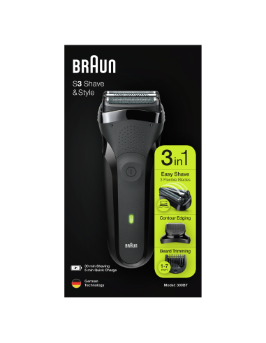 300BT pardel Series 3 Shave&Style 3-in-1
