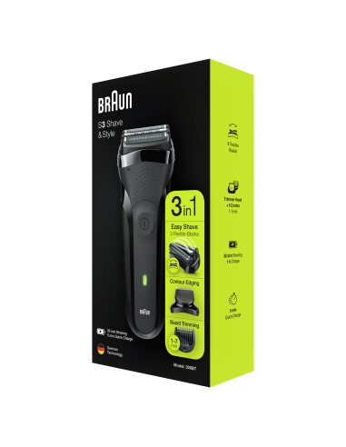 300BT pardel Series 3 Shave&Style 3-in-1