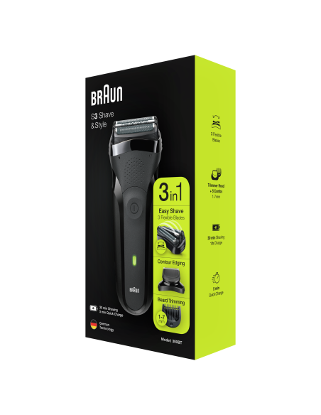 300BT pardel Series 3 Shave&Style 3-in-1