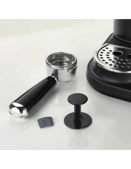 1318 Ariete Moderna Espresso Black integreeritud kohviveskiga