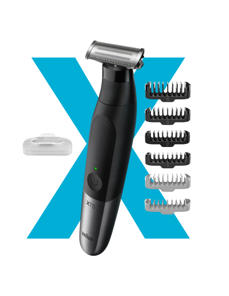 XT5200 Braun Series X habemetrimmer/piirel, pardel ja kehahoolduskomplekt meestele