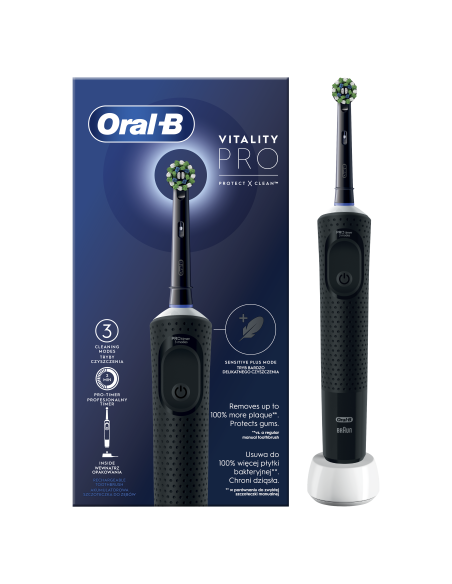 D103.413.3 Braun Oral-B Vitality Pro Black el.hambahari