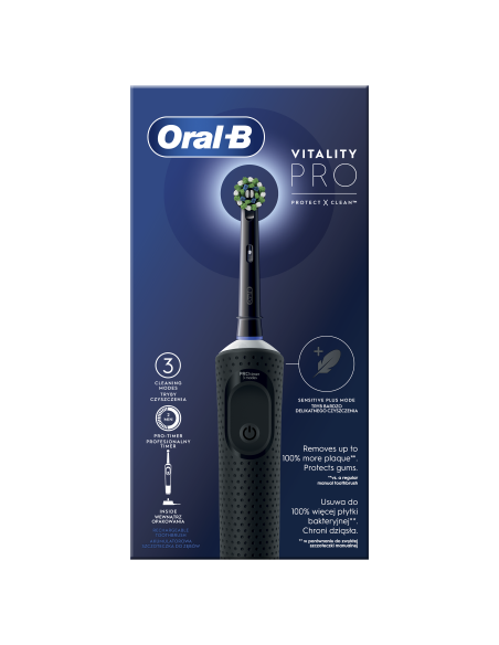 D103.413.3 Braun Oral-B Vitality Pro Black el.hambahari