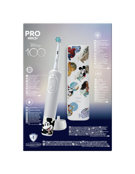 D103.413.2KX Vitality PRO Kids 3+ Disney 100 Elektriline Hambahari + Reisikarp