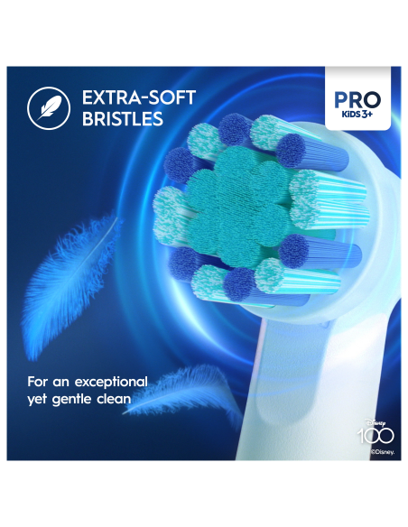 D103.413.2KX Vitality PRO Kids 3+ Disney 100 Elektriline Hambahari + Reisikarp