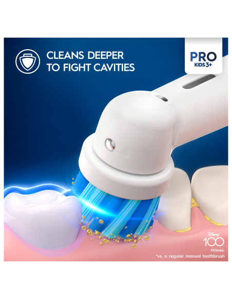 D103.413.2KX Vitality PRO Kids 3+ Disney 100 Elektriline Hambahari + Reisikarp