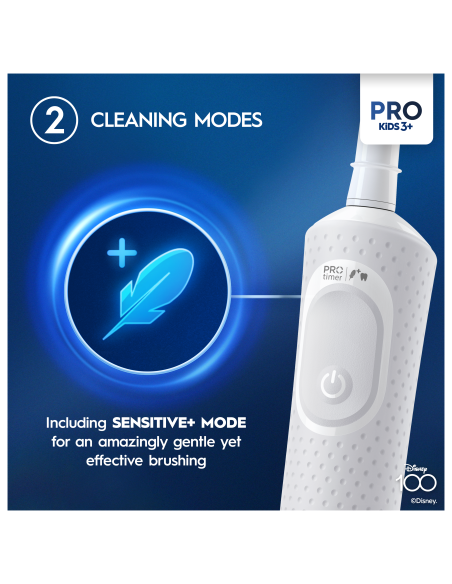 D103.413.2KX Vitality PRO Kids 3+ Disney 100 Elektriline Hambahari + Reisikarp