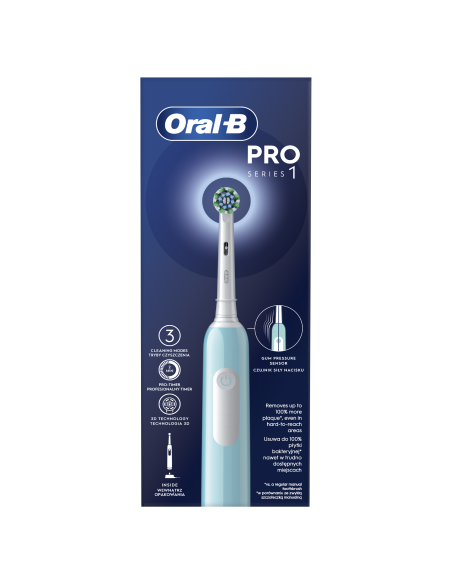 D305.513.3 Pro Series 1 Elektriline Hambahari Caribbean Blue Cross Action