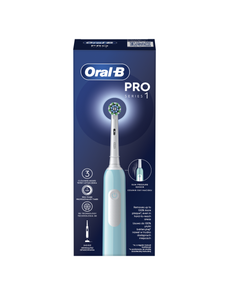 D305.513.3 Pro Series 1 Elektriline Hambahari Caribbean Blue Cross Action