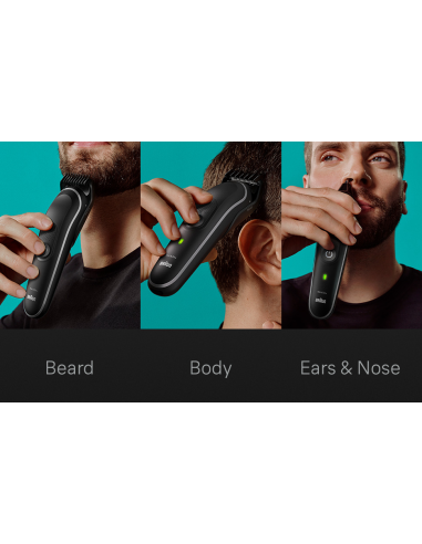 MGK5410 Braun Trimmeri Komplekt 9in1 Piirel 