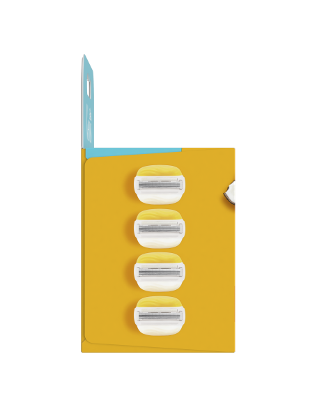 Gillette Venus ComfortGlide Coconut Plus Olay, Varuterad 4 tk