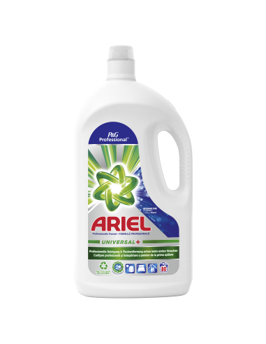 Ariel Professional Universal+ Liquid Valgete Kangaste Pesemiseks, 4L, 80 Pesukorda