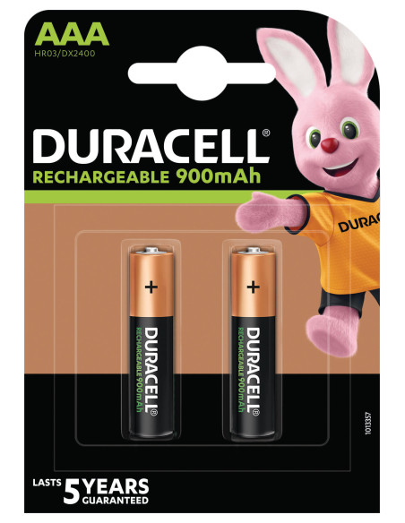 Duracell akupatarei NiMH HR03 AAA 900mAh 2 tk