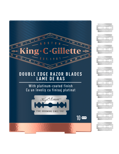 King C. Gillette Kaheteralised Turvalised Raseerija Terad, Vahetusterad 10 tk