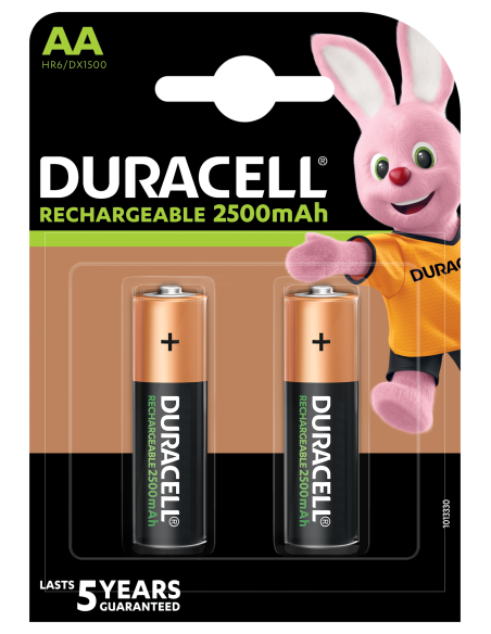 Duracell akupatarei NiMH HR6 AA 2500mAh 2 tk