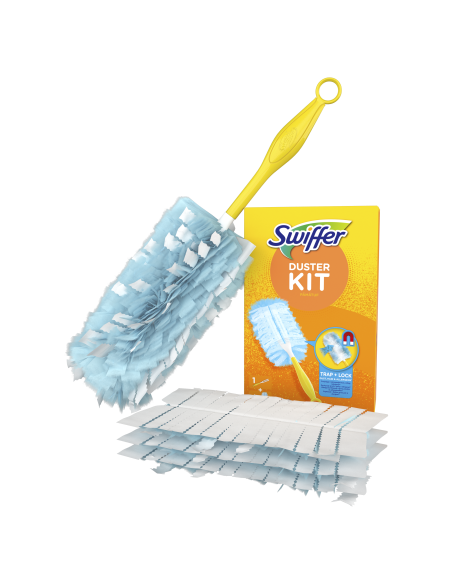 KAST 9 tk! Swiffer Duster Starter Kit Tolmuhari + Varuhari 4 tk