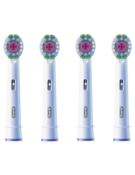 Oral-B EB18-4 3D White Pro Varuharjad, 4 tk