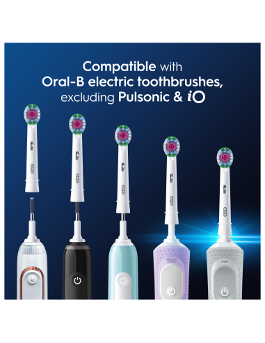 Oral-B EB18-4 3D White Pro Varuharjad, 4 tk