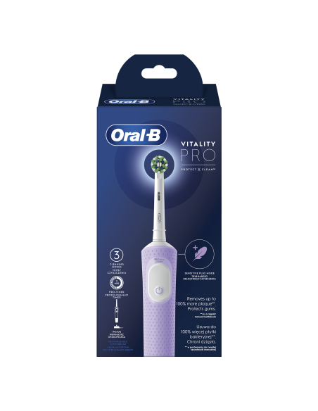 D103.413.3 Braun Oral-B Vitality Pro Lilac Mist el.hambahari