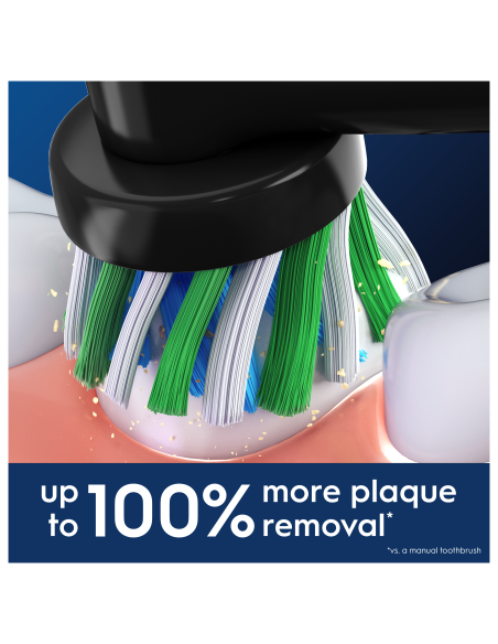 Oral-B EB50-4 Cross Action Pro Black Varuharjad, 4 tk