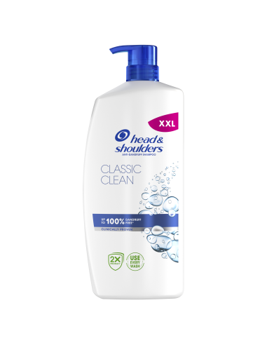 KAST 4 tk! Head & Shoulders Šampoon Classic Clean 800 ml