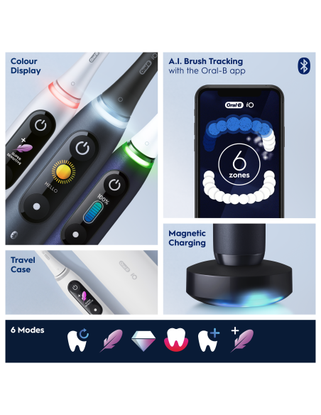 iOM8d.2H2.2BD Oral-B iO8 Elektriline Hambahari Duo Black/White