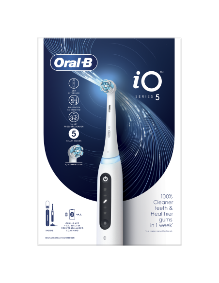 iOG5.1A6.1DK Oral-B iO5 elektriline hambahari Quite White 