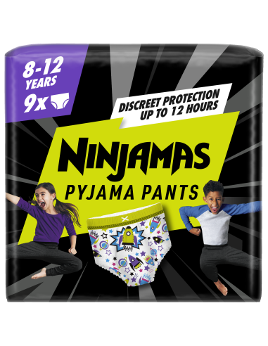 Pampers Ninjamas Pidžaamapüksid Space, 9 tk, 27-43 kg