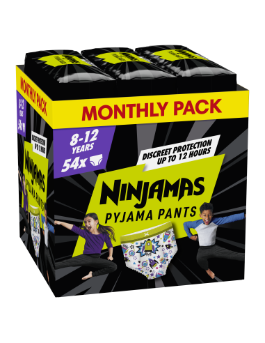 Pampers Ninjamas Pidžaamapüksid Space, 54 tk, 27-43 kg