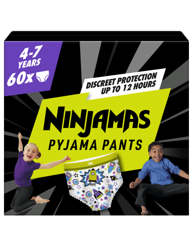 Pampers Ninjamas Pidžaamapüksid Space, 60 tk,...
